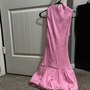 Zara Pink Halter Sundress Cocktail